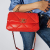 Chanel 19 Medium Matelassè Lambskin Leather 2-Ways Flap Handbag Red