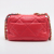 Chanel 19 Medium Matelassè Lambskin Leather 2-Ways Flap Handbag Red