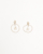 Chanel Coco Mark Rhinestone Dangling Earrings