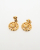 Chanel Coco Mark Rhinestone Clip-on Earrings