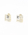 Chanel Square Rhinestone Clip-on Earrings