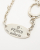 Fendi Logo Plate Silver Bracelet