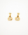 Celine Céline Logo Pearl Clip-on Earrings