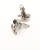 Chanel Coco Mark Black Stone Clip-on Earrings