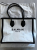Balmain B Balmain White Canvas Fabric B-Army Tote Italy