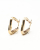 Bottega Veneta Twisted Triangle Hoop Earrings