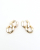 Bottega Veneta Dangling Silver Earrings