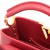 Louis Vuitton Capucines Mini Taurillon Leather 2-Ways Handbag Red