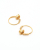 Chanel Coco Mark Hoop Clip-on Earrings