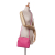 Bottega Veneta B Bottega Veneta Pink Hot Pink Nappa Leather Leather Nappa Intrecciato Nodini Crossbody Italy