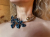 Elie Saab Magnificent blue and gold floral collar necklace
