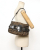 Fendi Zucca Buckle Shoulder Bag