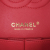 Chanel B Chanel Red Indian Red Lambskin Leather Leather Medium Classic Chevron Lambskin Double Flap France