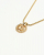 Christian Dior Twist Ring Logo Necklace
