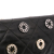 Chanel B Chanel Black Calf Leather Quilted skin Star Attitude Grommet Fold Over Clutch France