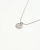Christian Dior Twist Ring Logo Necklace