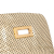 Chanel B Chanel Gold Calf Leather Perforated Crackled Metallic skin Drill Tote Italy