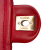 Chanel B Chanel Red Lambskin Leather Leather Small Quilted Lambskin Chain Link Flap Italy