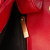 Chanel B Chanel Red Lambskin Leather Leather Small Quilted Lambskin Chain Link Flap Italy