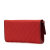 Gucci B Gucci Red Canvas Fabric GG Bamboo Bar Crossbody Italy