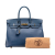 Hermès B Hermès Blue Dark Blue Calf Leather Togo Birkin Retourne 35 France