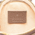 Gucci AB Gucci Brown Beige Coated Canvas Fabric Mini GG Supreme Ophidia Round Neck Pouch Italy