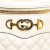 Gucci B Gucci White Calf Leather skin Trapuntata Zumi Convertible Bag Italy