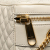 Gucci B Gucci White Calf Leather skin Trapuntata Zumi Convertible Bag Italy