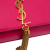 Saint Laurent Pink Medium Smooth Calfskin Classic Monogram Kate Tassel Crossbody Italy