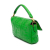 Fendi B Fendi Green Lime Calf Leather Mini Zucca Embossed Baguette Satchel Italy