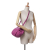 Bottega Veneta B Bottega Veneta Pink Hot Pink Nappa Leather Leather Nappa Intrecciato Flap Crossbody Italy