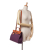 Hermès B Hermès Purple Plum with Brown Canvas Fabric Toile Herbag Zip 31 France