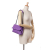 Bottega Veneta Purple Small Nappa Intrecciato Olimpia Shoulder Bag Italy