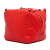 Bottega Veneta B Bottega Veneta Red Nappa Leather Leather Nappa Intrecciato Cube Shoulder Bag Italy