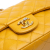 Chanel Classic Single Flap Mini Matelassè Caviar Leather Flap Shoulder Bag Yellow