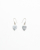 Gucci Dangling Silver Heart Earrings