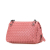 Bottega Veneta B Bottega Veneta Pink Nappa Leather Leather Mini Nappa Intrecciato Expandable Chain Crossbody Italy
