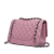 Chanel Classic Double Flap Jumbo Matelassè Caviar Leather Flap Handbag Pink
