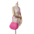 Bottega Veneta B Bottega Veneta Pink Hot Pink Nappa Leather Leather Nappa Intrecciato Flap Crossbody Italy