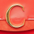 Ferragamo B Ferragamo Red Calf Leather Small skin and Suede C Clutch With Chain Italy