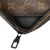 Louis Vuitton B Louis Vuitton Brown with Black Monogram Canvas Canvas Monogram Solar Ray Utility Front Bag France