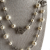 Chanel Crystal Pearls CC Metal & Faux Pearls 2-Ways Long Necklace Silver