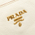 Prada B Prada White Calf Leather Vitello Daino Front Pocket Tote Romania