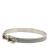 Hermès B Hermès Gray with Silver Calf Leather Palladium Plated Belt Buckle Bangle France