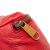 Gucci B Gucci Red Calf Leather Grained skin Logo Belt Bag Italy