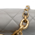 Chanel AB Chanel Gray Lambskin Leather Leather CC Quilted Lambskin Rounded Flap Italy