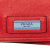 Prada B Prada Red Calf Leather Glace Etiquette Flap Crossbody Italy