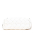 Bottega Veneta AB Bottega Veneta White Lambskin Leather Leather Small Lambskin Intrecciato Cabat Tote Italy