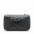 Gucci GG Marmont Small Chevron Leather Flap Bag Black
