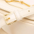 Celine B Celine Brown Light Beige Calf Leather Small Satinated skin Crecy Flap Crossbody Italy